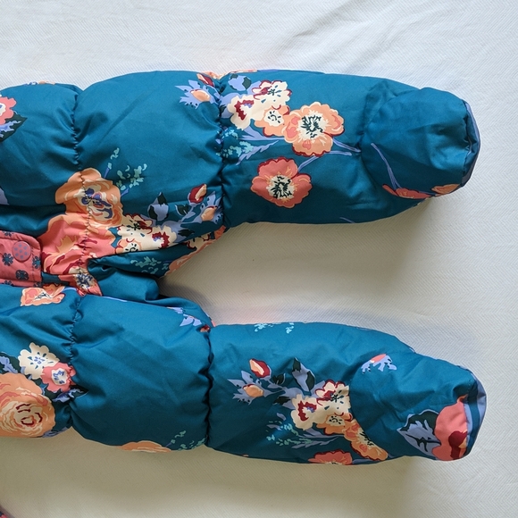 matilda jane floral rosy cheeks snowsuit bunting suit 6-12 months baby girl - Picture 2 of 12